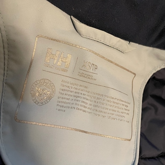 Helly Hansen light blue winter parka/ jacket XS - Picture 3 of 5